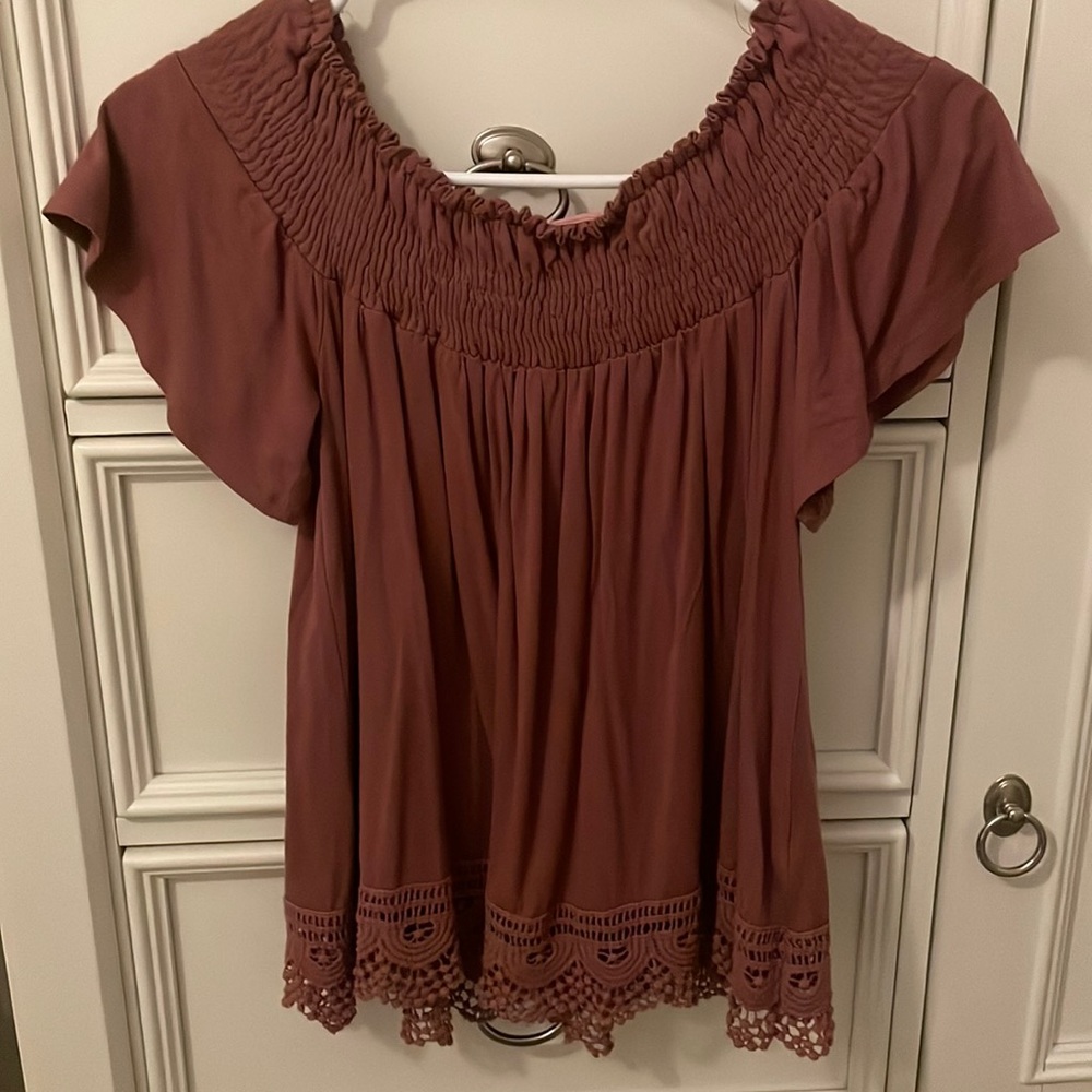 Off the shoulder top